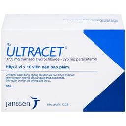Thuốc Ultracet Janssen hỗ trợ điều trị cơn đau từ trung bình đến nặng (3 vỉ x 10 viên)
