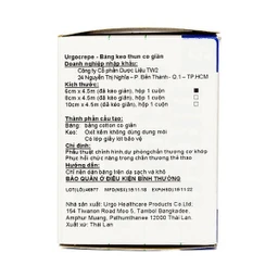 Băng keo thun Urgocrepe 10cm x 4.5m giúp cố định phẫu thuật chỉnh hình, dự phòng chấn thương cơ khớp