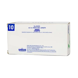 Băng keo thun Urgocrepe 10cm x 4.5m giúp cố định phẫu thuật chỉnh hình, dự phòng chấn thương cơ khớp