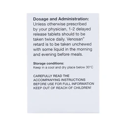 Thuốc Venosan Retard 263.2mg Dr. Willmar Schwabe điều trị viêm tĩnh mạch huyết khối (10 vỉ x 10 viên)