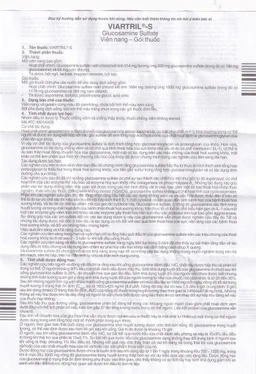 Bột pha uống Viartril-S 1500mg Rottapharm giảm triệu chứng thoái hóa khớp nhẹ và trung bình (30 gói)