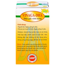 Giúp bổ não Dầu gấc viên nang Vinaga - DHA (100 viên)