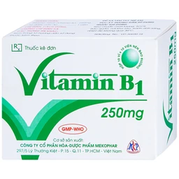 Thuốc Vitamin B1 250mg Mekophar điều trị tình trạng thiếu Vitamin B (10 vỉ x 10 viên) 2