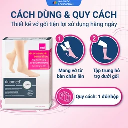 Vớ gối giãn tĩnh mạch Duomed size S 5