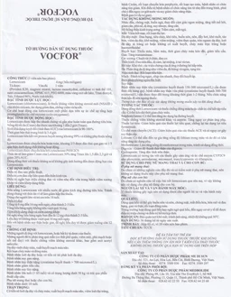 Thuốc Vocfor 4mg Medisun điều trị đau sau phẫu thuật (3 vỉ x 10 viên)