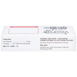 Thuốc Vocfor 4mg Medisun điều trị đau sau phẫu thuật (3 vỉ x 10 viên)