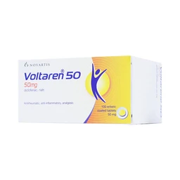Thuốc Voltaren 50mg Novartis điều trị viêm và thoái hóa của bệnh thấp khớp (10 vỉ x 10 viên)
