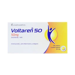 Thuốc Voltaren 50mg Novartis điều trị viêm và thoái hóa của bệnh thấp khớp (10 vỉ x 10 viên)