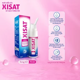Xịt mũi Xisat trẻ em 75ml làm sạch thông mũi