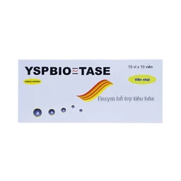 Viên nhai YSPBIO TASE YSP hỗ trợ tiêu hóa (10 vỉ x 10 viên)