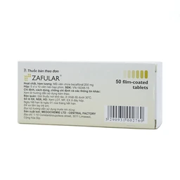 Thuốc Zafular Medochemie điều trị tăng triglyceride máu, tăng lipid máu hỗn hợp (5 vỉ x 10 viên)