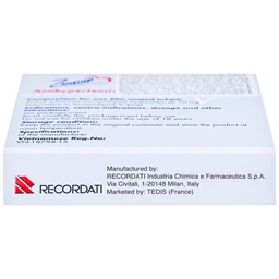 Thuốc Zanedip 10mg Recordati điều trị tăng huyết áp vô căn (2 vỉ x 14 viên)