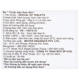 Thuốc Zedcal-OP Meyer điều trị loãng xương (5 vỉ x 6 viên)