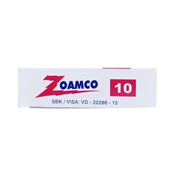 Thuốc Zoamco 10 Pymepharco điều trị rối loạn lipid máu (2 vỉ x 15 viên)