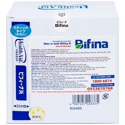 Men vi sinh bổ sung lợi khuẩn cho hệ tiêu hóa Bifina R Health Aid (60 gói)