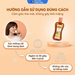 Nước súc miệng Valentine Thái Dương diệt khuẩn, bảo vệ răng miệng (500ml) 5