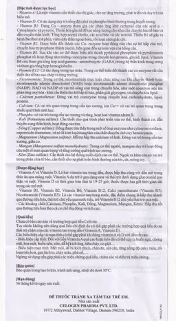 Thuốc Celivite Celogen Pharma bổ sung vitamin và khoáng chất (6 vỉ x 10 viên)