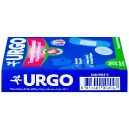 Băng cá nhân Urgo Transparent Assorted 4 kích cỡ, trong suốt (20 miếng)