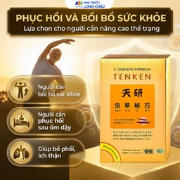 Viên hỗ trợ bồi bổ sức khỏe Đông Trùng Hạ Thảo Tenken (60 viên) 4