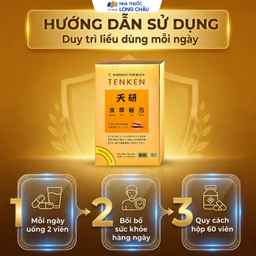 Viên hỗ trợ bồi bổ sức khỏe Đông Trùng Hạ Thảo Tenken (60 viên) 5