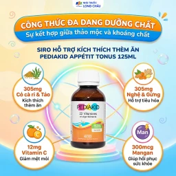 Siro hỗ trợ kích thích thèm ăn Pediakid Appétit Tonus (125ml) 4