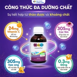 Siro hỗ trợ sức đề kháng Pediakid Immuno-Fort (125ml) 3