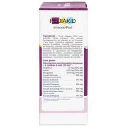 Siro hỗ trợ sức đề kháng Pediakid Immuno-Fort (125ml)
