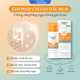 Kem chống nắng Eucerin Sun Dry Touch Oil Control SPF50+ PA+++ kiểm soát nhờn (50ml) 4