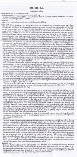 Dung dịch uống Mumcal 500mg Phương Đông bổ sung Canxi cho phụ nữ mang thai (20 ống x 10ml)