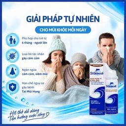 Xịt mũi Sterimar Nose Prone To Colds dùng cho người lớn và trẻ từ 6 tháng tuổi - Giảm nghẹt mũi, viêm mũi, viêm xoang 50ml 3