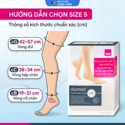 Vớ đùi giãn tĩnh mạch Duomed size S 4