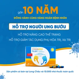 Viên hỗ trợ giảm nguy cơ mắc ung bướu CumarGold Kare CVI (3 vỉ x 10 viên) 2