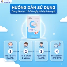Bột hòa tan giúp ngủ ngon, tăng sức đề kháng Soki-Tium (12 gói x 3g) 5