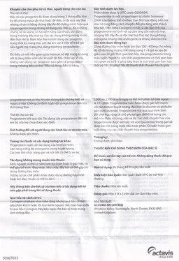 Viên đặt Cyclogest 400mg Actavis điều trị các hội chứng tiền kinh, trầm cảm (3 vỉ x 5 viên)