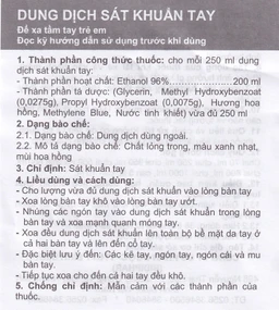 Dung dịch sát khuẩn tay Bidiphar (250ml)