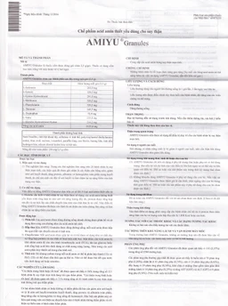 Thuốc bột Amiyu Granules 2.5g EA Pharma cung cấp các acid amin trong suy thận mạn tính (30 gói x 2,5g)