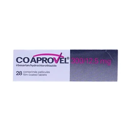 Thuốc Coaprovel 300mg/12.5mg Sanofi điều trị tăng huyết áp nguyên phát (2 vỉ x 14 viên)