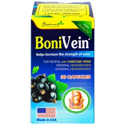 Viên uống hỗ trợ tăng sức bền của tĩnh mạch BoniVein Botania (30 viên)