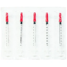 Bơm tiêm tiểu đường Omnican 1ml/40iu Braun màu đỏ (100 cái)