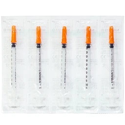 Bơm tiêm tiểu đường Omnican 1ml/100iu Braun màu cam (100 cái)