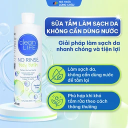 Sữa tắm Norinse Body Bath làm sạch da không cần dùng nước (473.1ml) 2