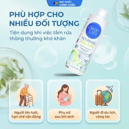 Sữa tắm Norinse Body Bath làm sạch da không cần dùng nước (473.1ml) 4