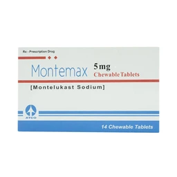 Viên nhai Montemax 5mg Atco điều trị hen suyễn mãn tính (1 vỉ x 14 viên)