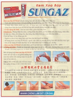 Kem xoa bóp Sungaz Trường Sơn điều trị phong thấp lâu năm (65g)