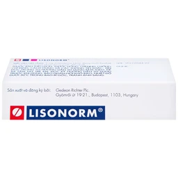 Viên nén Lisonorm Gedeon điều trị tăng huyết áp vô căn (3 vỉ x 10 viên)