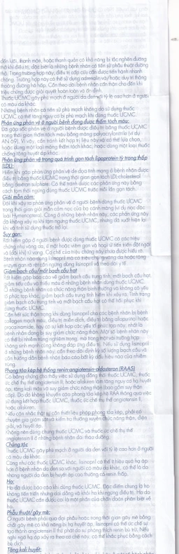 Viên nén Lisonorm Gedeon điều trị tăng huyết áp vô căn (3 vỉ x 10 viên)