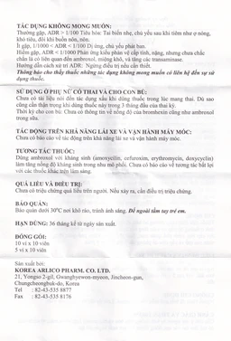 Viên nén Medibro 30mg Arlico tiêu chất nhầy đường hô hấp (10 vỉ x 10 viên)