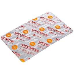 Thuốc Agicetam 800 Agimexpharm điều trị triệu chứng chóng mặt (10 vỉ x 10 viên)