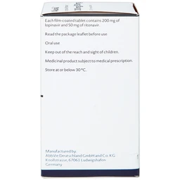 Thuốc Aluvia 200mg/50mg Abbott hỗ trợ điều trị nhiễm HIV-1 (120 viên)