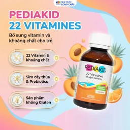 Siro giúp bổ sung vitamin và khoáng chất Pediakid 22 Vitamines (125ml) 2